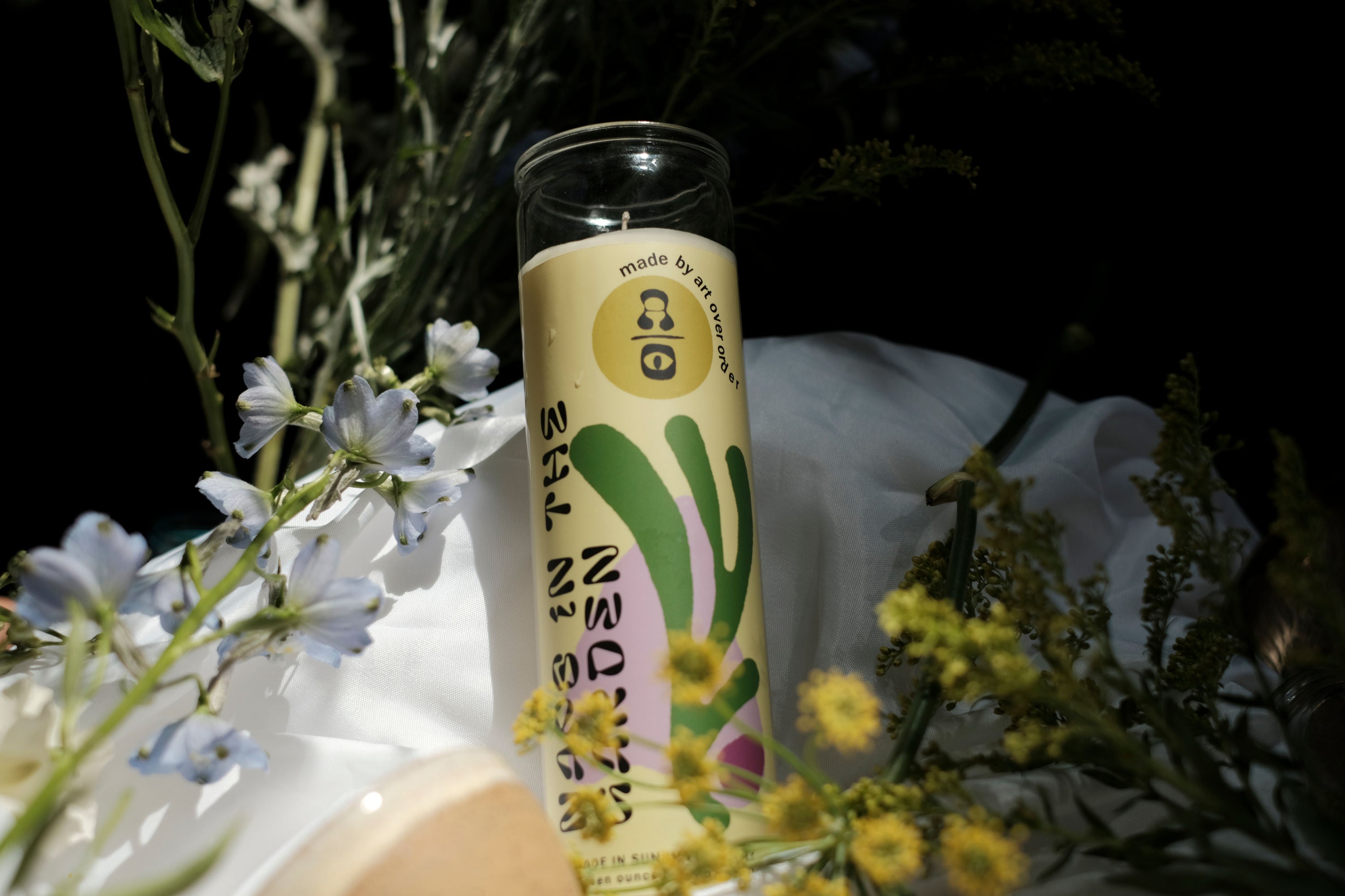 Naps in the Garden Intention Candle – Art Over Order